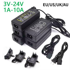 AC 110-240V DC 3V 5V 6V 8V 9V 12V 24V Adattatore Di Alimentazione 1A 2A 3A 5A 6A