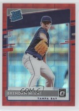 2020 Donruss Optic Rated Rookies FOTL Red Pandora Prizm 75/79 Brendan McKay 0c4