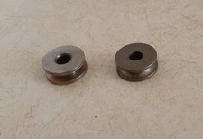 Gilbert Erector Set Part AQ Solid Brass Sheave Pulley Lot of 2
