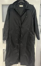 Dannimac Women's Long Raincoat, Size Large Removable Hood