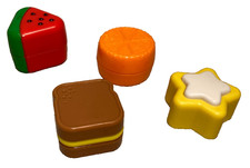 LeapFrog Shapes And Sharing Picnic Basket Replacement Food 4 Pieces 