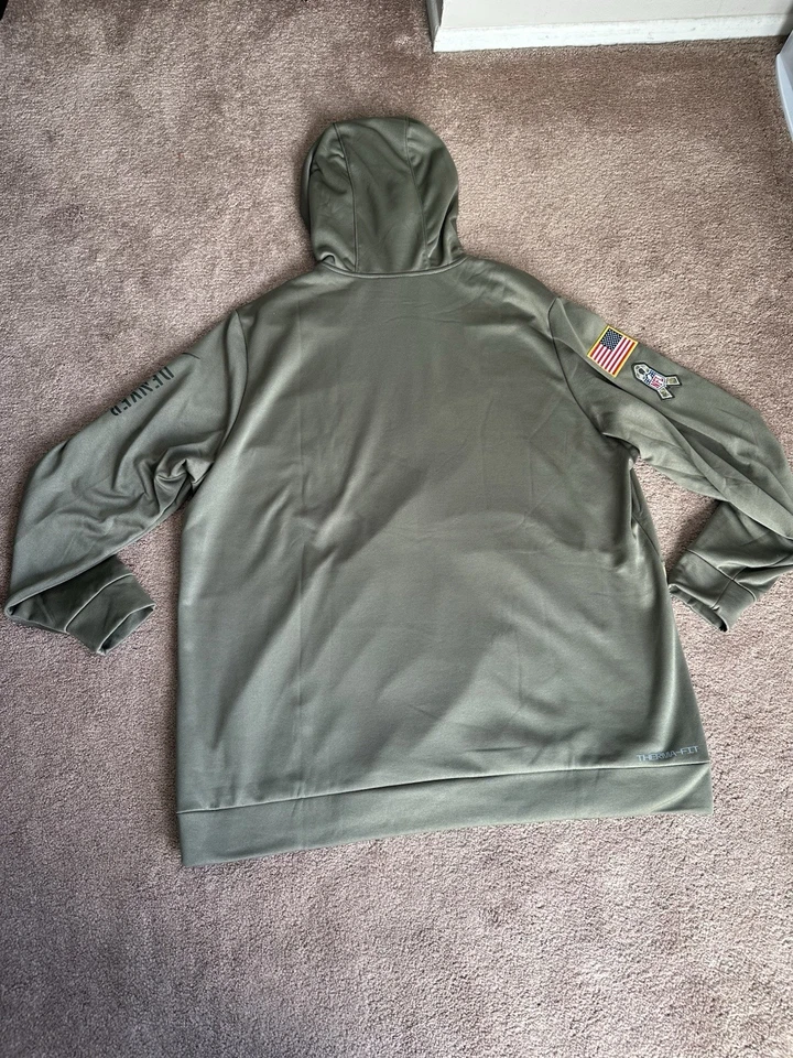 Sudadera con Capucha Nike Denver Broncos Salute To Service Para Hombre XXL Nueva Sin Etiquetas Camuflada Foto 2 de 4