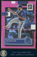 Joe Barlow 2022 Donruss Optic Pink Prizm #96 Texas Rangers