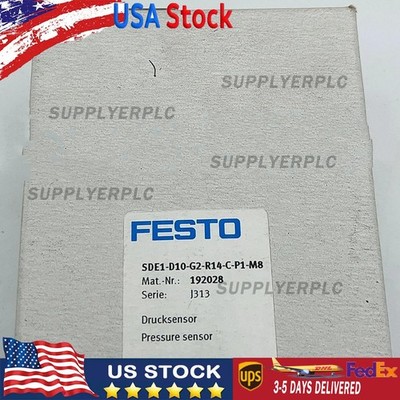 US FREE TAX New FESTO SDE1-D10-G2-R14-C-P1-M8 192028 Pressure Sensor