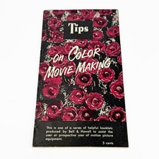 Bell Howell Tips On Color Movie Making Vintage Booklet B H Vintage