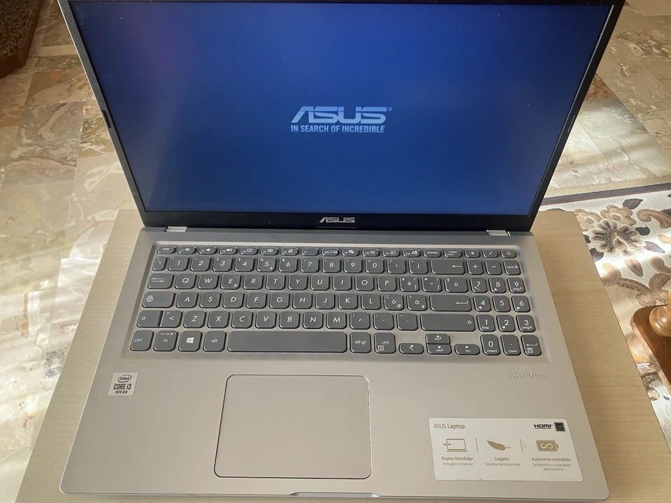 PC Portatile Asus X515JA-I3 10th Gen 1.20Ghz-8gb RAM-240gb SSD-Win11-Funzionante - Immagine 3 di 4