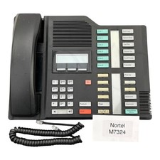 Nortel Norstar M7324 Black Corded 6-Line Telephone Speakerphone Office Phone