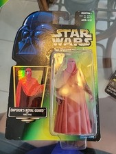 Star Wars  Kenner  Potf2 Green Card  Hologram  Emperor's Royal Guard  1997