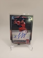 2025 Bowman JHOSTYNXON GARCIA 1st Bowman Chrome Auto Red Sox 