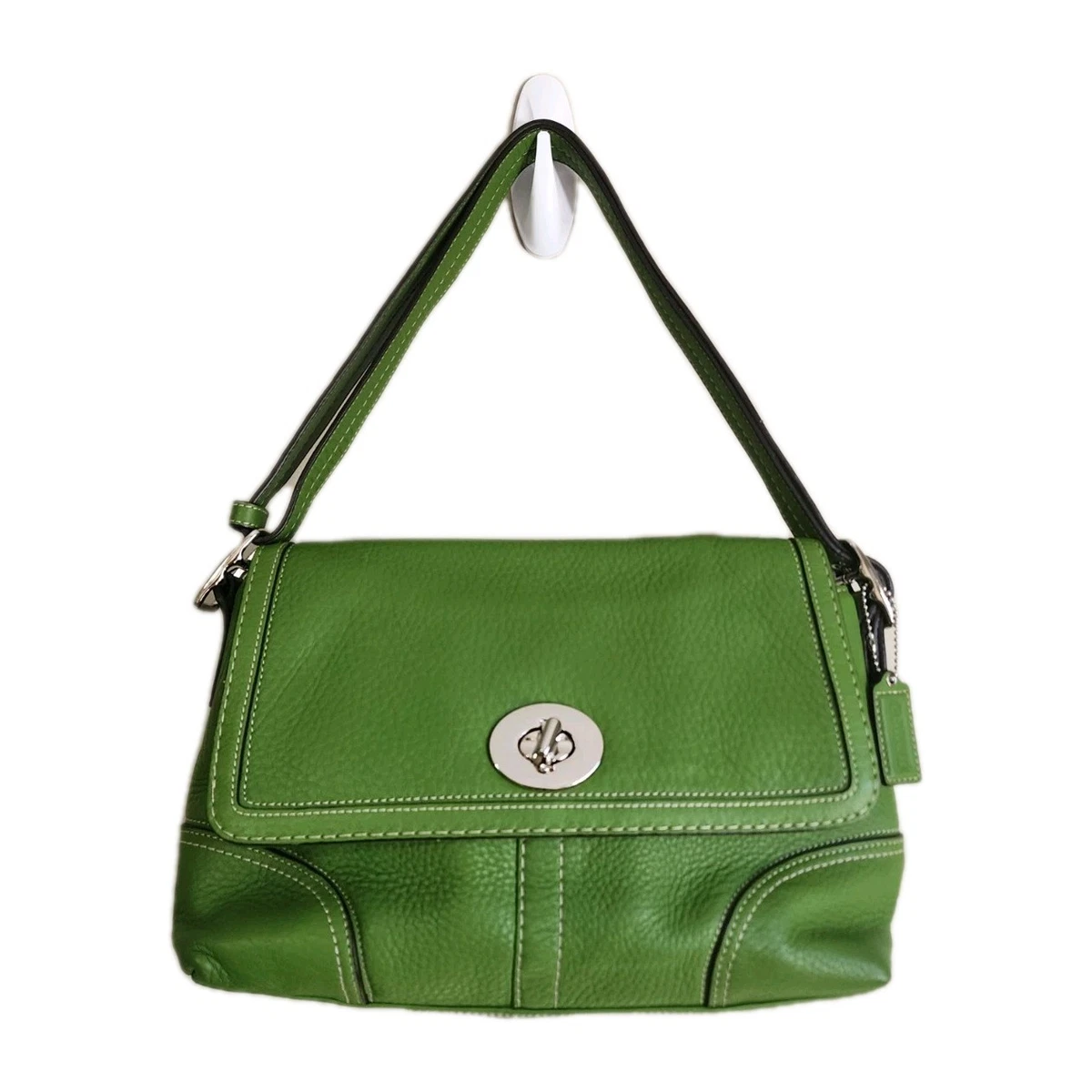 Coach Hamptons Turnlock Handbag 11547