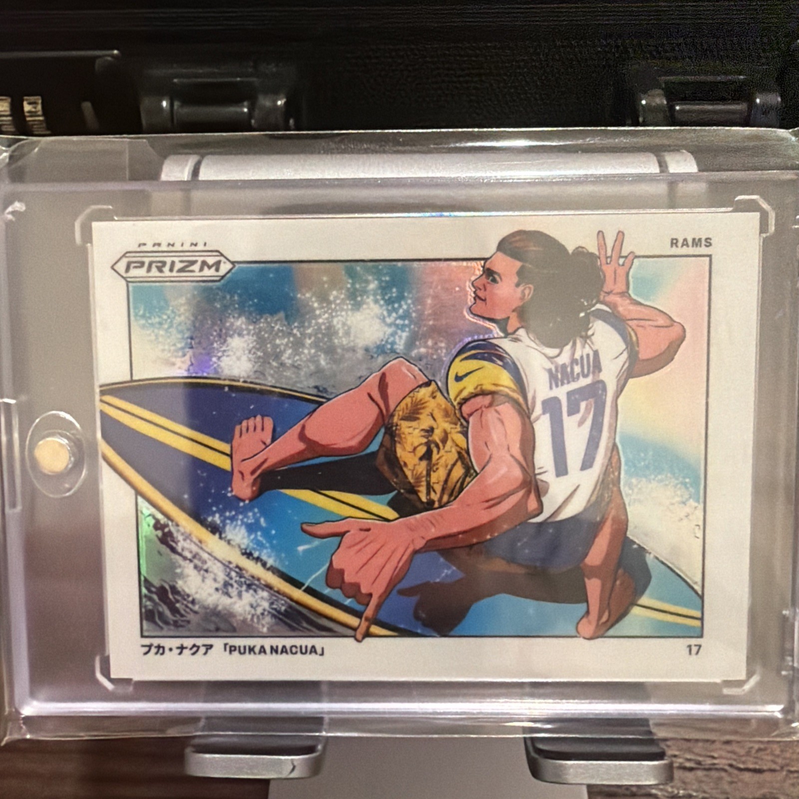 2024 Prizm Football Puka Nacua Manga Case Hit SSP Rams