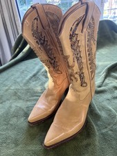 R Soles Cowboy Boots By Judy Rothchild, Size 37