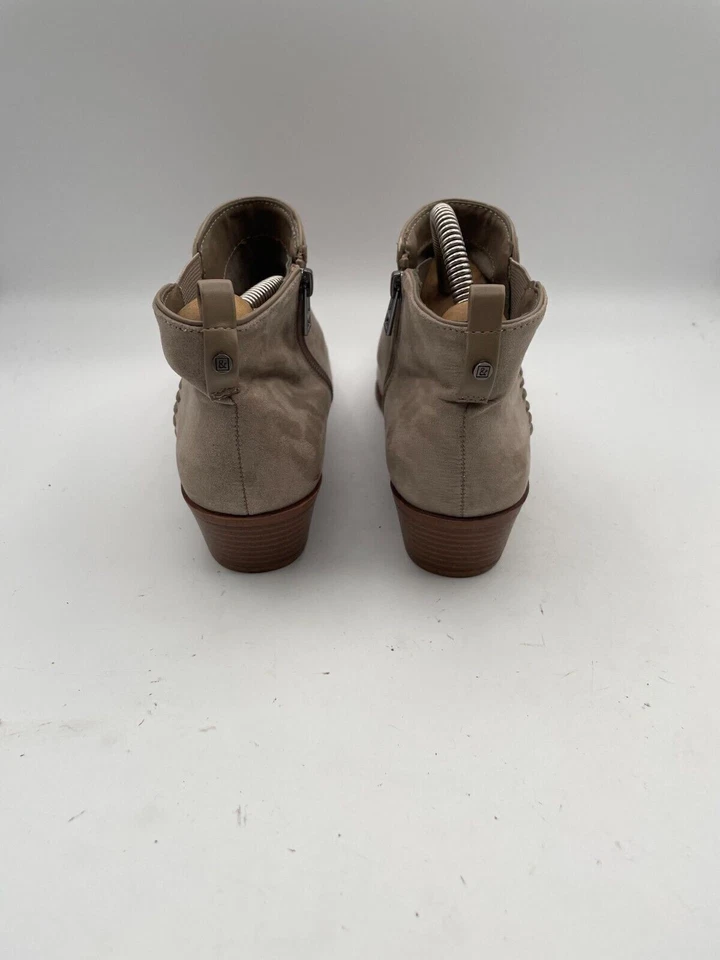 Botines Sam & Libby para mujer talla 8,5 marrón imitación cuero cremallera Foto 3 de 4