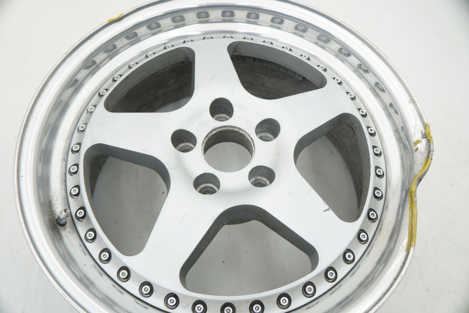 Rear 17X7" 5 Spoke Wheel Rim HRE Performance Wheels Ferrari Mondial 1985 *Note*