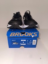 Size 8 - Brooks Ghost 17 Black Grey White