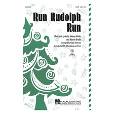 Hal Leonard Run Rudolph Run 2-Part by Chuck Berry Arranged by Roger Emerson