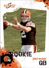 2010 Score #323 Colt McCoy RC - FB