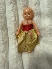 Vintage 1950s Irwin Kewpie Doll Hard Plastic Celluloid Moveable Arms 4  