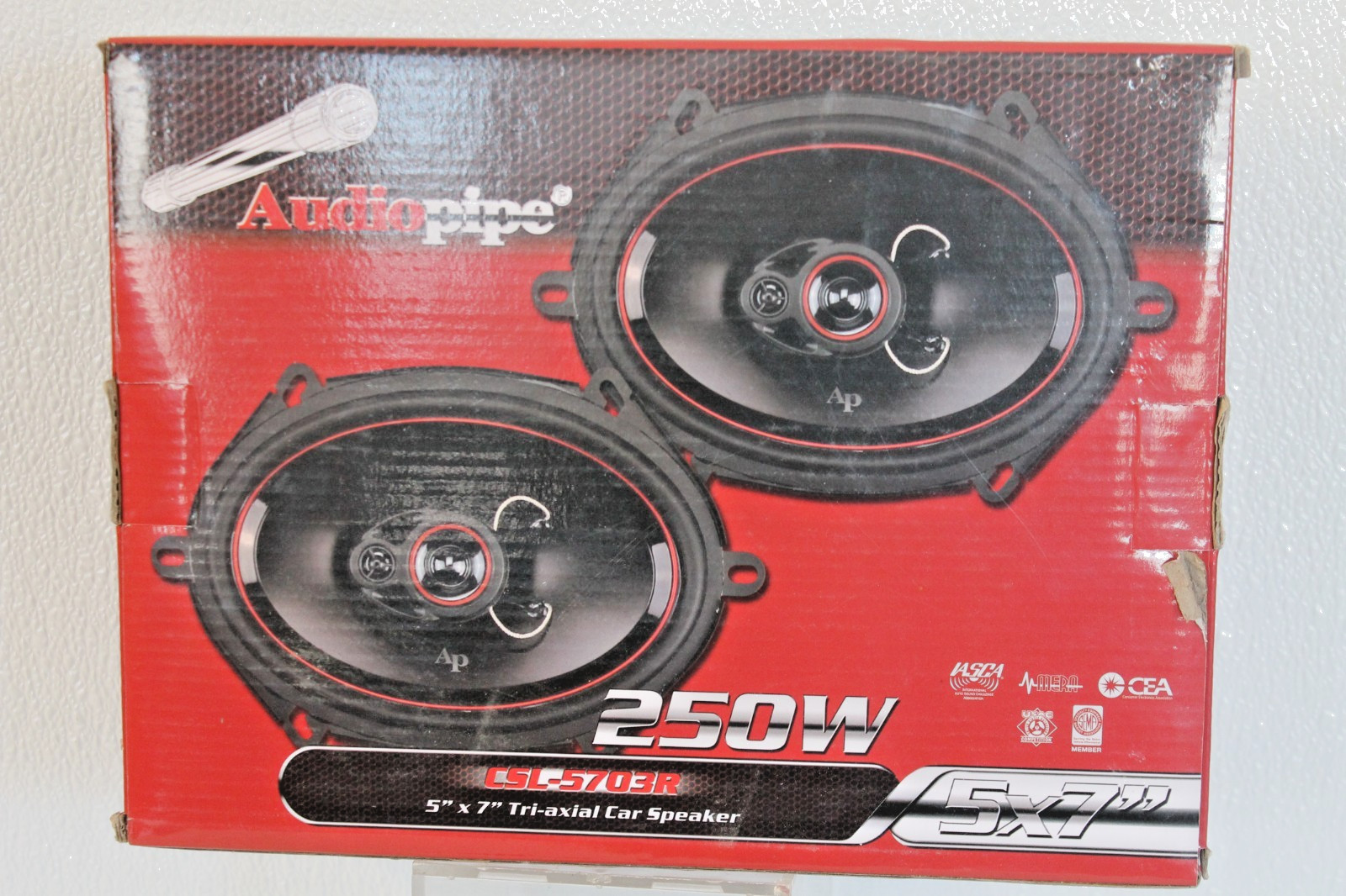 Audiopipe CSL-5703R 5 x 7 Inch 250 Watts Max Power Tri-Axial