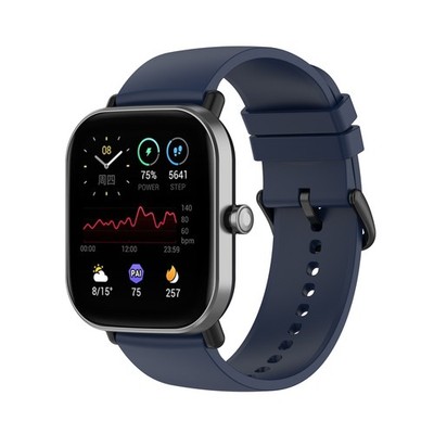 Silikon Armband Für Amazfit GTS / Bip Sport Tracker Band Uhrenarmband Dunkelblau
