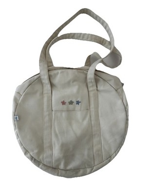 Good Times Circle Tote Bag Cream Water Resistant