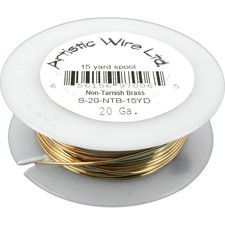 Artistic Wire Beading Craft Wrapping Brass 20G 45ft
