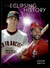 2015 Topps Eclipsing History Ozzie Smith/Omar Vizquel St. Louis Cardinals/San