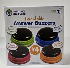 Learning Resources Sounds Answer Buzzers Multi Colored Sound Classroom