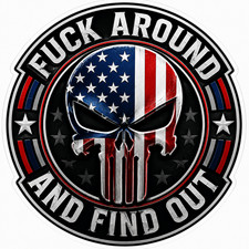 Fk Around And Find Out Usa Flag Skull Vinyl Sticker Decal Patriotic Fafo Gift Fk Around And Find Out Usa Flag Skull Vinyl Sticker Decal Patriotic Fafo Gift