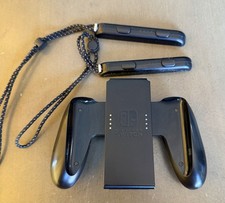 Nintendo Switch Joy-Con Comfort Grip with Wrist Straps Black