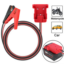 NEW 6FT Jumper Cable Clamps for Milwaukee 18V M-18 Battery, 12AWG Jumper Starter