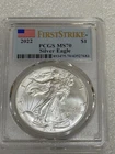 2022 SILVER EAGLE PCGS MS70  ~ FIRST STRIKE FLAG LABEL ~ PRISTINE (X)