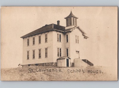c1910 St Lawrence School House Hand County South Dakota SD RPPC Real Photo