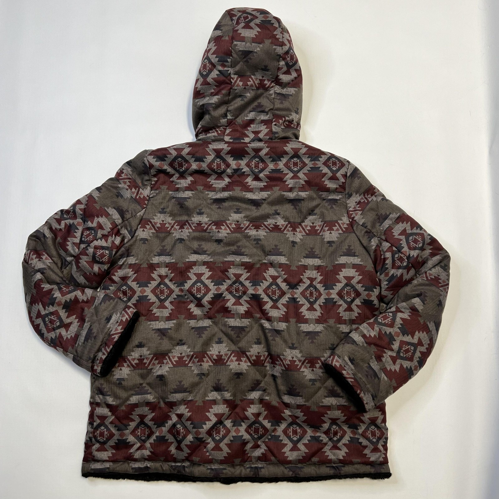 Pendleton Jacket Womens Large Reversible Hooded S… - image 2