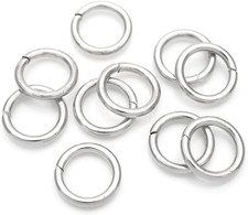 Open Jump Rings, Split Rings Connectors for DIY Jewelry Finding Making Craft Acc