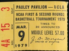 03/09/1979 NCAA 1st & 2nd Rounds Basketball Tournament Ticket Stub 203287