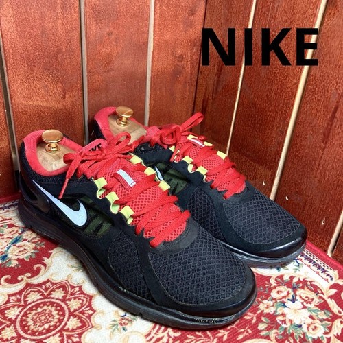 Nike Lunar Eclipse Men’s 9US Black Red Low Cut Sneakers, 2cm heel, used - 第 1/11 張圖片