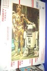 Vintage Star Wars 1977-78 R2D2 C3PO X WING Coloring Sheet Poster — photo 1