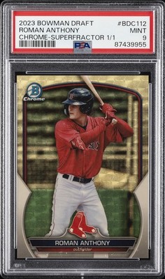 2023 Bowman Draft - Chrome Roman Anthony #BDC-112 SuperFractor /1