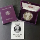 1987 S Proof $1 American Silver Eagle Dollar