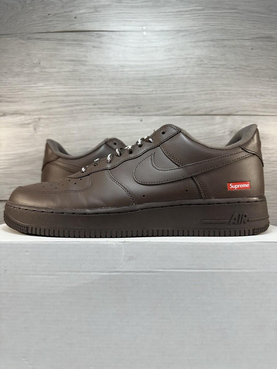 Nike Supreme x Air Force 1 Low Box Logo - Baroque Brown