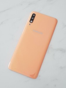Original Samsung Galaxy A70 SM-A705F Akkudeckel Deckel Backcover Orange B