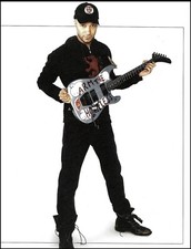 Rage Against the Machine Tom Morello 'Arm the Homeless' guitar pin-up photo #1