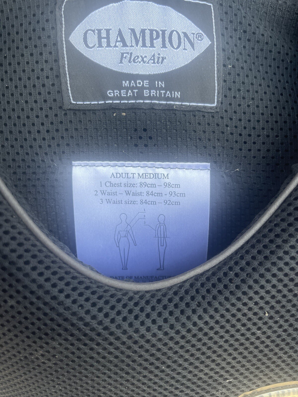 CHAMPION Flexair Body Protector Adult medium Black eBay