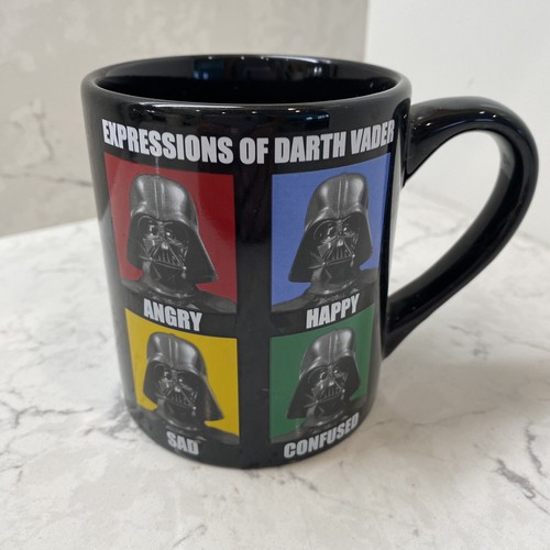 Taza de café Star Wars Expressions of Darth Vader 14 oz usada - Imagen 3 de 4