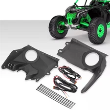 Front Dash Speaker Pods Stereo Panel System For Can Am Maverick X3 Max 2017-2024