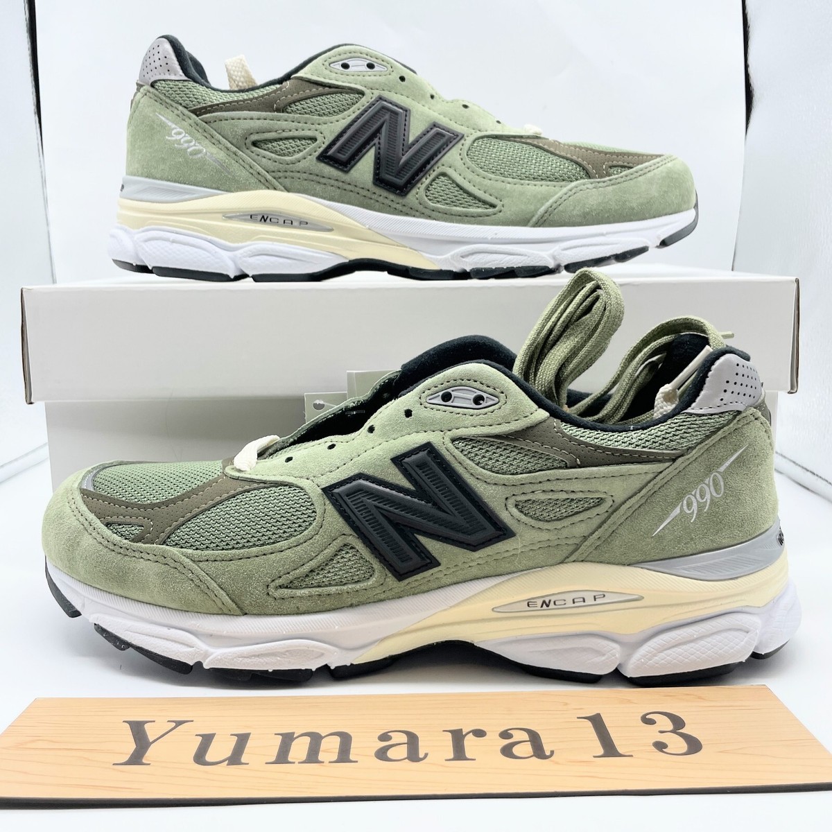 New Balance 990 JJJJOUND Olive Green 2022 M990JD3 Men's Size New Balance 990 JJJJOUND Olive Green 2022 M990JD3 Men's Size