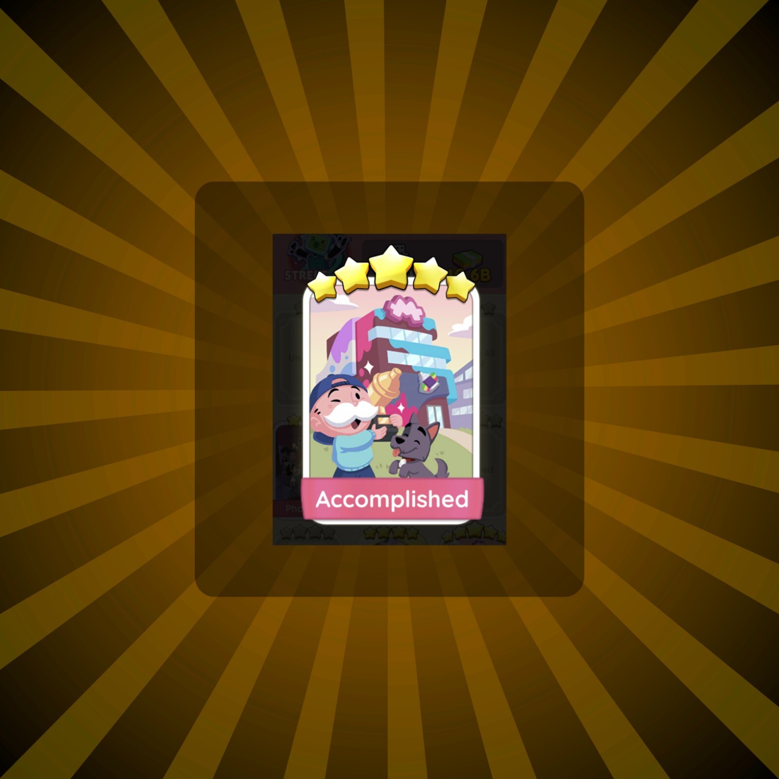 Accomplished  - Mono Go 5 Stars Sticker ⚡ Artful Tales Album ⚡ Fast Delivery