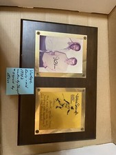 Vintage Willie Stargell and Steve Blass 1970's Plaque Signed/Autographed