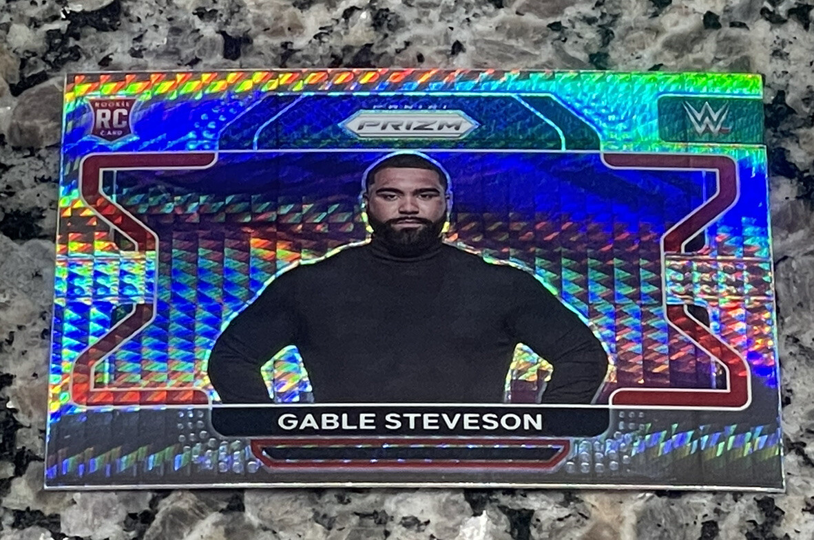 2022 PANINI PRIZM WWE 1ST HYPER SP RC GABLE STEVESON ROOKIE RARE # 23 🔥